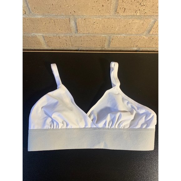Half Moon Active Sports Bra by Modern Movement Size L, White - Picture 1 of 7